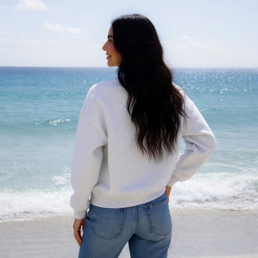 Damen Sweatshirt Bio Baumwolle Rückansicht