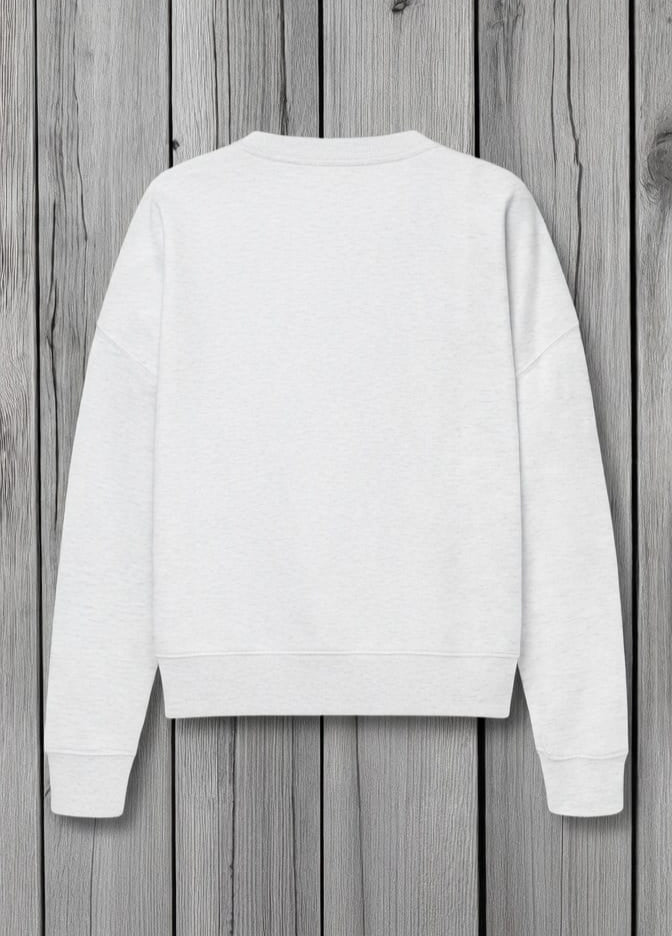 Damen Sweatshirt Bio Baumwolle Detail Rückenansicht