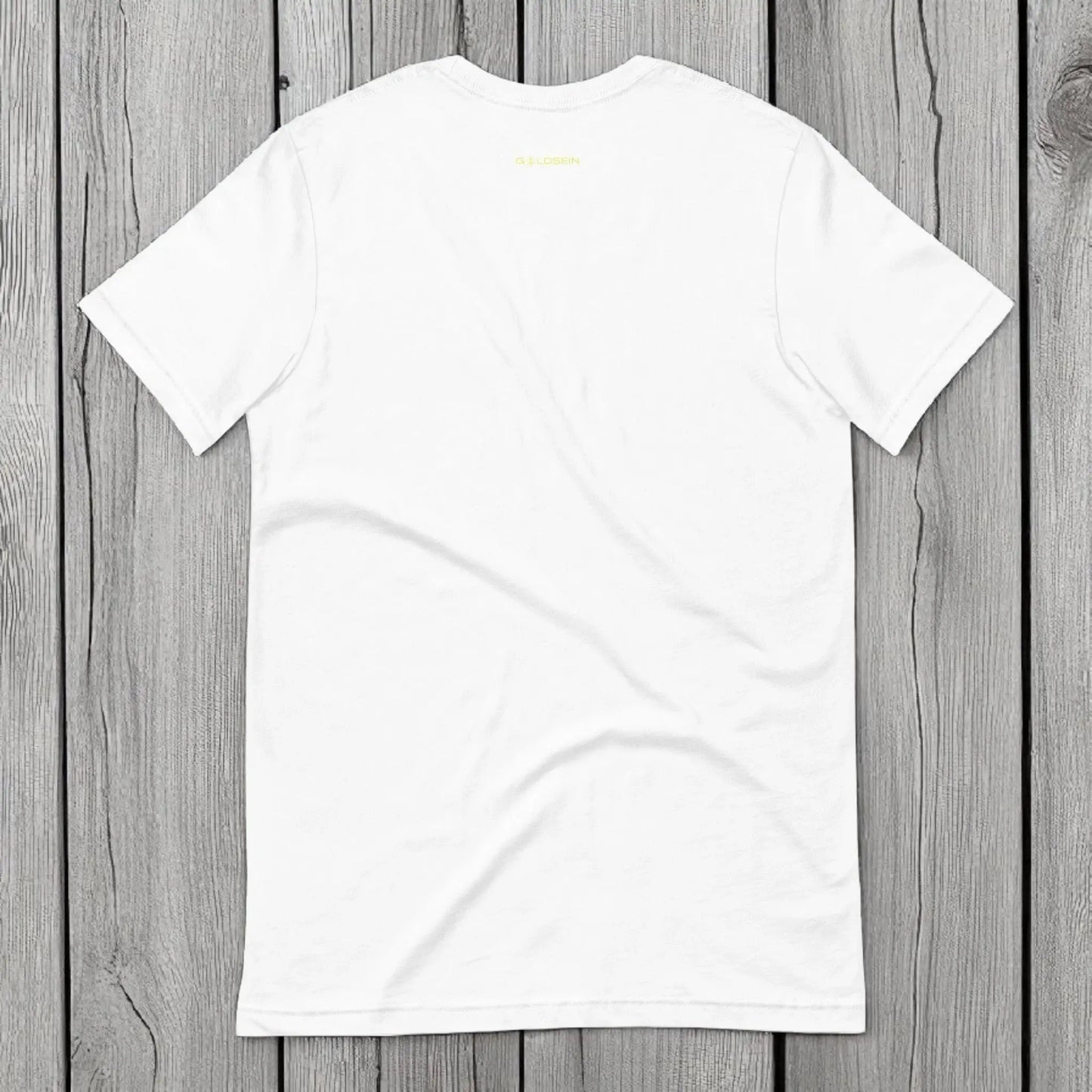 Goldsein T-Shirt 'Barfuß im Herzen', Rückansicht, Wohlfühlshirt für entspannte Freizeit