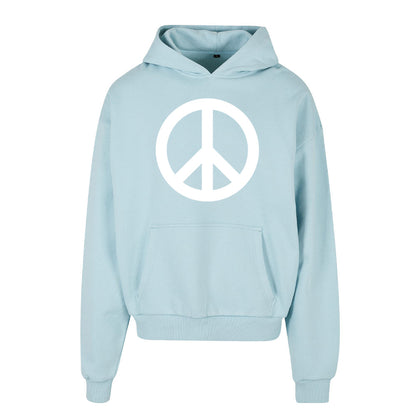 Hoodie Peace Flock- Print  GOLDSEIN