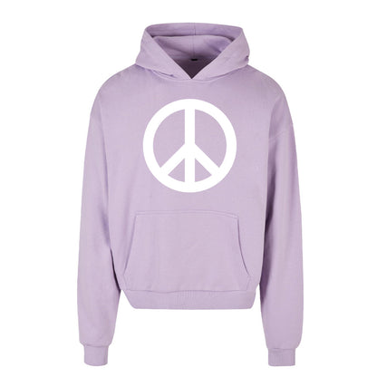 Hoodie Peace Flock- Print  GOLDSEIN