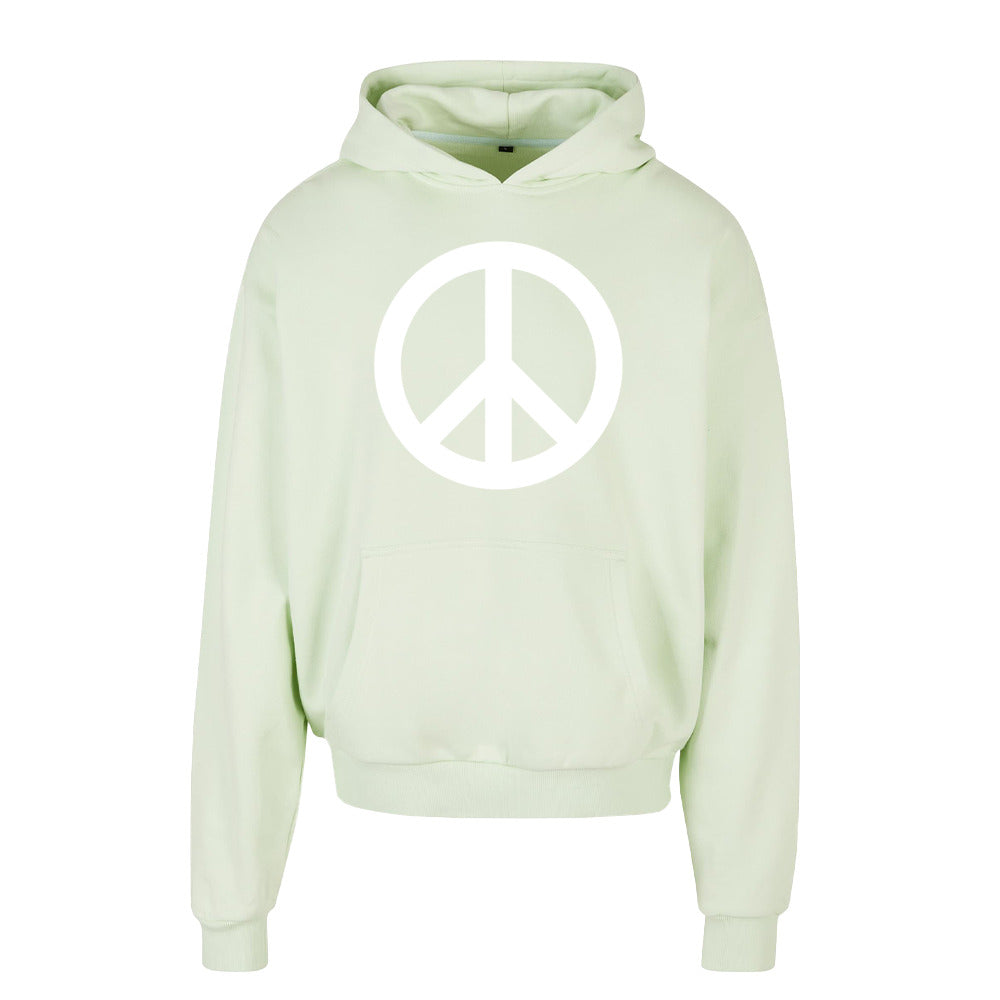 Hoodie Peace Flock- Print  GOLDSEIN