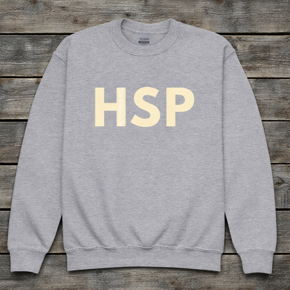 Kinder Sweatshirt grau gelb Frontansicht
