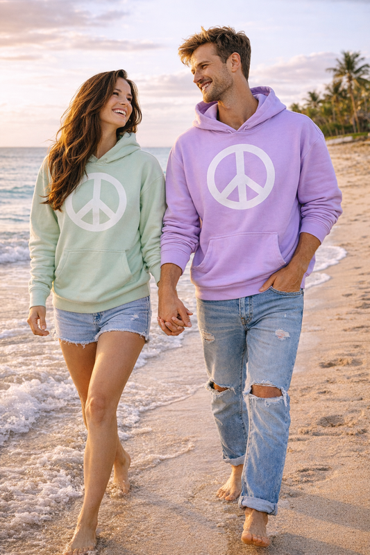 Hoodie Peace Mann Frau Goldsein 