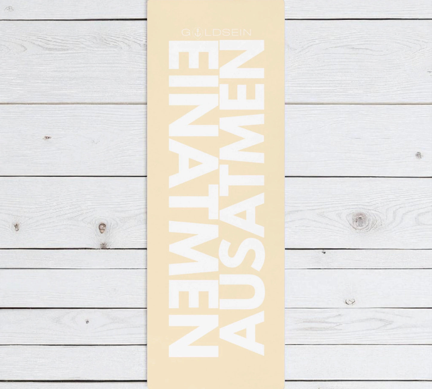 „Goldsein Yoga Matte Ommmm Green – so bequem, dass Entspannung ganz von selbst passiert.“