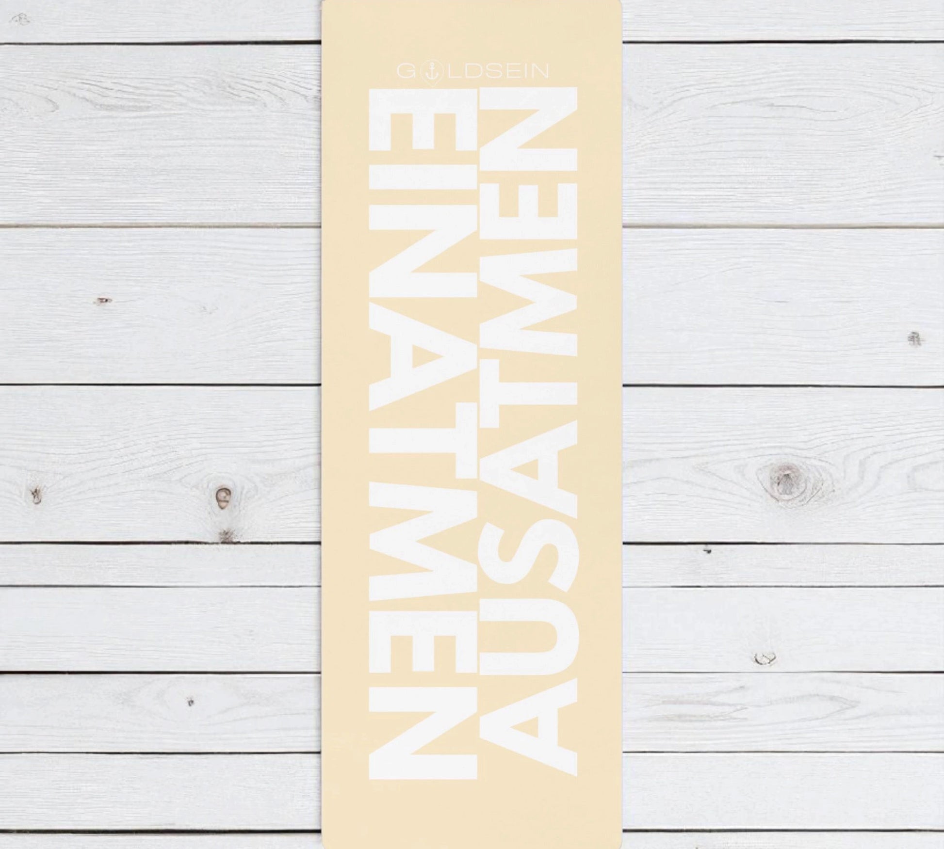 „Goldsein Yoga Matte Ommmm Green – so bequem, dass Entspannung ganz von selbst passiert.“