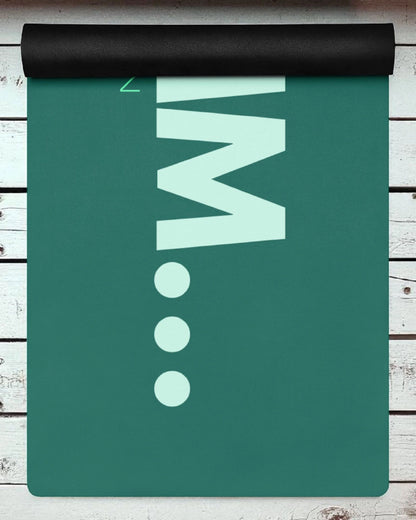 „Goldsein Yoga Matte Ommmm Green – angenehm, bequem und für entspanntes Yoga.“ detail1