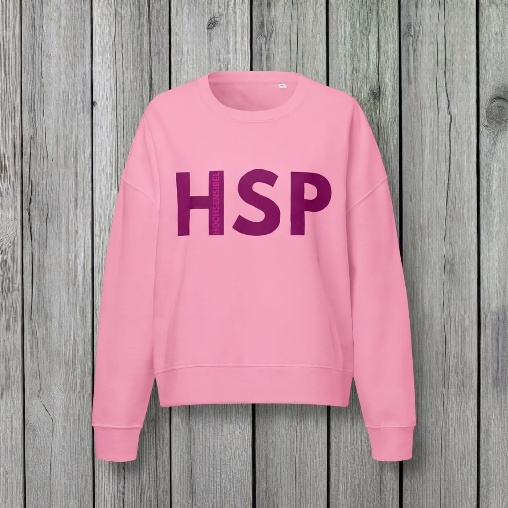 Damen Sweatshirt Bio Baumwolle Frontansicht Detail liegend 