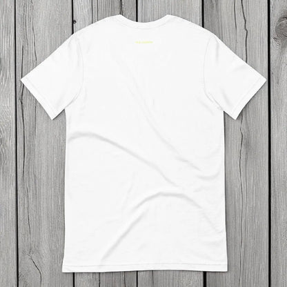 Goldsein T-Shirt 'Barfuß im Herzen', Rückansicht, Wohlfühlshirt für entspannte Freizeit