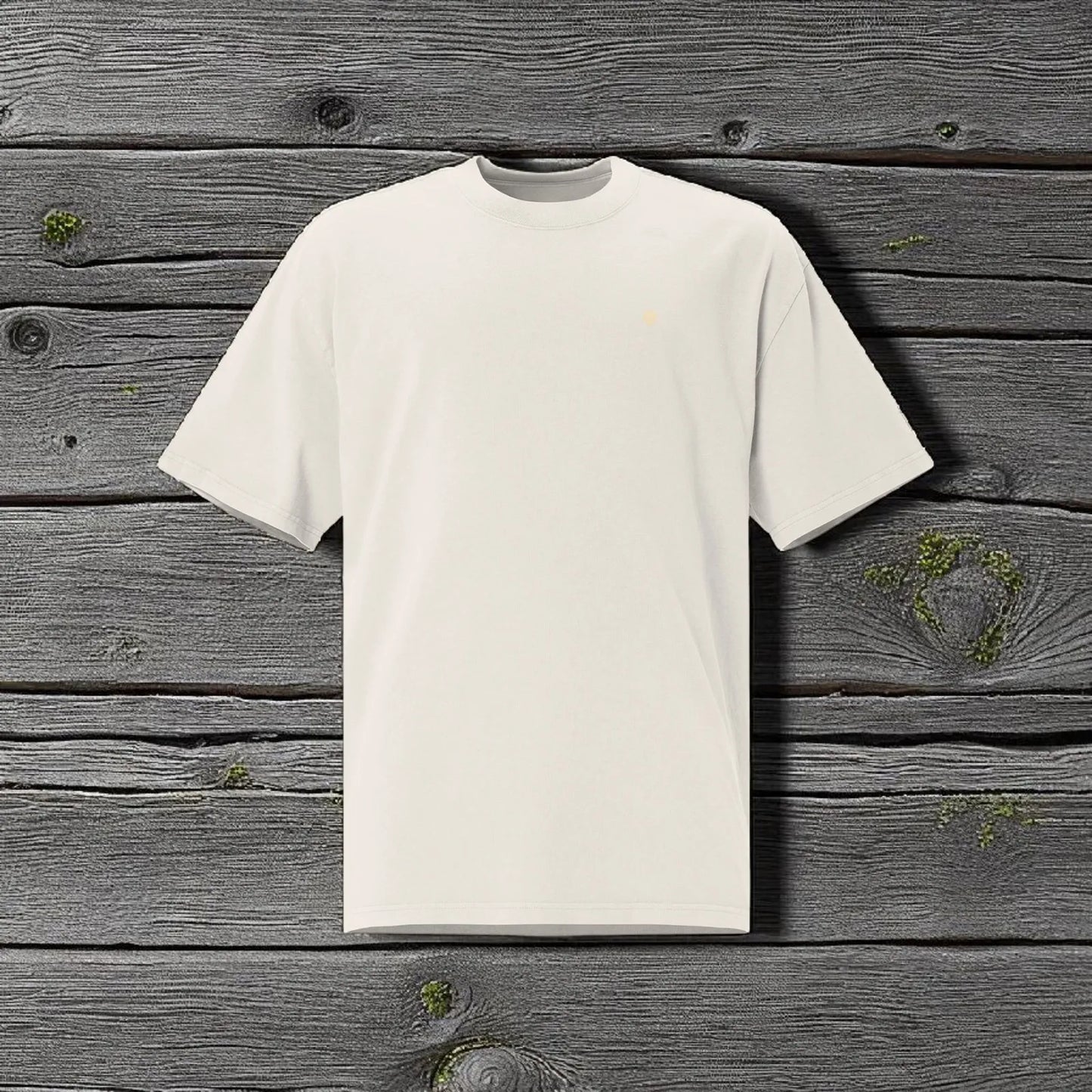 „Goldsein Oversize T-Shirt ‚Peace‘ Sandgrau, washed-out Look, bequemer Stil.“ 1