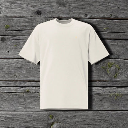 „Goldsein Oversize T-Shirt ‚Peace‘ Sandgrau, washed-out Look, bequemer Stil.“ 1