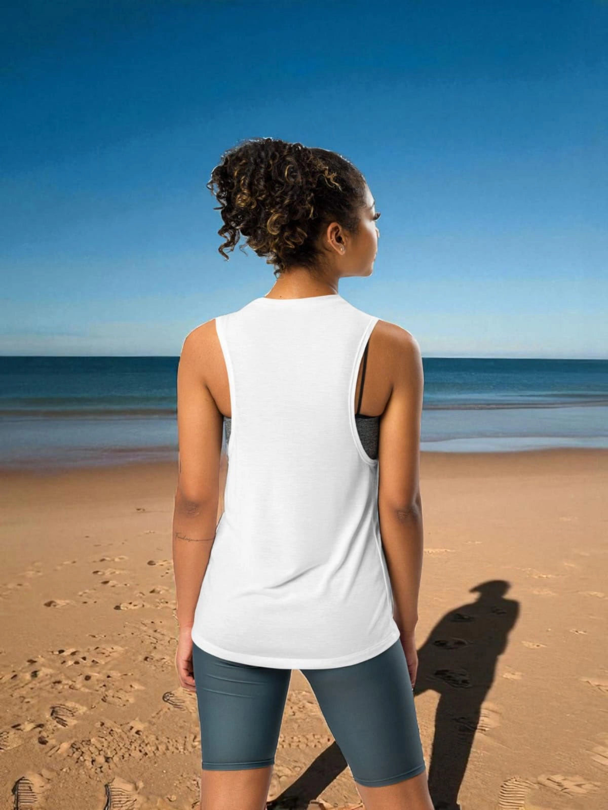 „Aktives, dynamisches kraftvolles Damen-Yoga-Top in Pink mit ‚Selbstliebe Me‘-Design – Goldsein Woman Yoga Tank Top.“